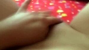 Stranger's video call leads to her intense masturbation session