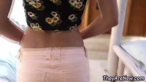 First Time Teen 18+ Sucks Rod Boldly