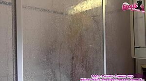 German Amateur Anal Fuck In The Shower POV