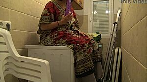 Horny Stepmom Commands Stepson to Lick Her Pussy in Kitchen!