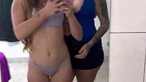 I caught my 18-year-old step-sister masturbating in our room! I couldn't hold back and said if she didn't cum with me, I'd tell her stepmother's husband!