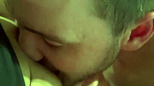 hard interracial after a party latina