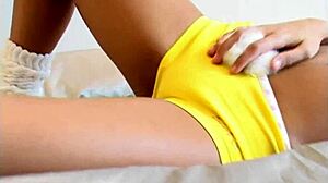 little lupe with sexy curves masturbates