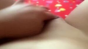 Stranger's video call leads to her intense masturbation session