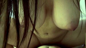 Natural big boobs friends girlfriend pov riding on my dick