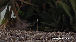 Sexy Rangers Share Dick During Orgasm