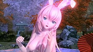 Megurine Luka Single Red Leaf Project Diva Nude Mod Full Nude