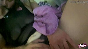 i slide her panties aside for rough doggystyle fuck