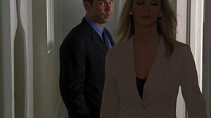 Monica sweetheart fucks her colleagues big cock on the board room table