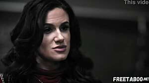 milf teacher watches stepson ricky spanish with cheerleader in class