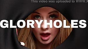 Naughty Uniformed Brunette Ellie Milks A Cock At The Milking Table!