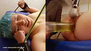 bubbles the enema bunny gets bound in european bondage for part 1 preview