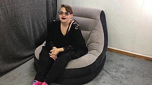 Submissive kitten part 1: close angle trailer with big natural tits and pussy play.