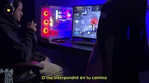 Brazilian Wife Competes in Handjob Game