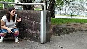 Piss Whore's Emotional Fantasy: Risky Public Piss