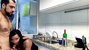 Little love in the kitchen with coffee and milk