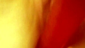 Deep sloppy wet pussy tightens intensely