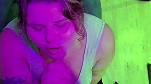 Blowjob compilation with cum on cute face and big tits