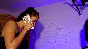 Your wife on her first day with her personal trainer