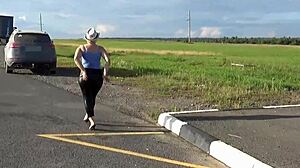 Big Ass In Leather Leggings