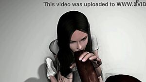 Megan F gets banged by a big black cock