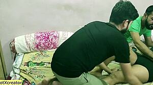 is this indian threesome with bhabhi and innocent boy vs tamil girl amazing?