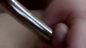 Toothbrush In Cock Then Silicone Nail With Cumshots