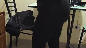 I Fuck the Whore Maid in Bed with Dirty Talk and Creampie. Part 1.