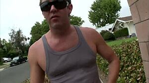 Jayden JamesがWill Powersの大きな硬いチンポにジャンプ