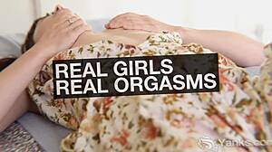 Horny Yankee Andre fucking her pussy deep and hard