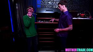 stepmoms punish naughty stepsons in a taboo bdsm domination scenario