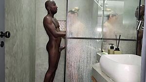 i went shower with guy big dick and we fucked hard with anal