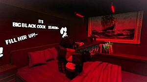 Stretching this femboy's ass while fucking him 😈.