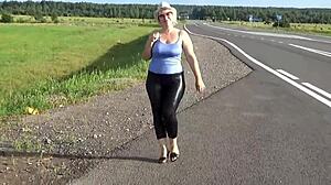 Big Ass In Leather Leggings