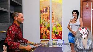 Anna Exciting Affection - Playful Fox Enjoys Adult Vn with Big Ass and Tits Upskirt