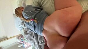 White Girl Takes Intense Backshots!