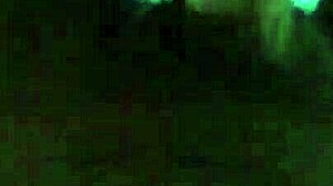 In this scene, a teen receives a deep creampie filling her completely