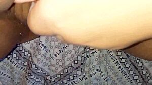 Big wet pussy teased and fingered