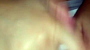 latina girl having fun playing around