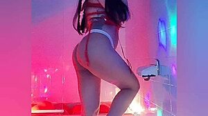 watch this cute colombian teen angel squirting with dildo for you