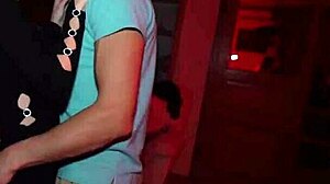 college sex party with hot girls - hard fuck brunette swallows cum