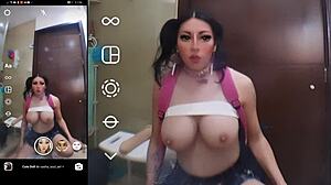 Futanari trap, are you trying those big tits filters on me?