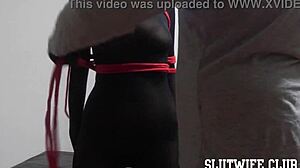 Bound Nylon Slut Karla Rose Rough Facefuck