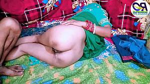 Desi Claire Vaise Lifts Saree for Pussy Fucking with Legs Raised