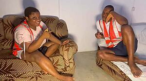 I am having a deep conversation with my co-worker about pressing issues.