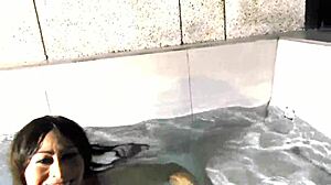 I-I was masturbating by the swimming pool, oh god.