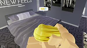 Loquita Rubia Wants My Polla In Bedroom With Masturbation And Riding