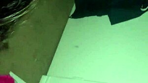 latina girl having fun playing around