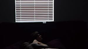 Big titt lesbian plays and takes big black cock