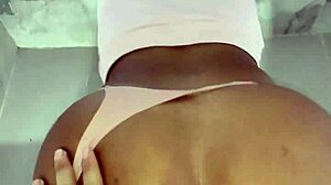 She went to clean the bathroom and came out with her ass gaping and full of cum?